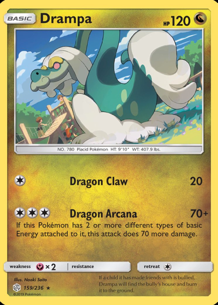 Drampa GX (Full Art) - Guardians Rising - Pokemon Card Prices & Trends