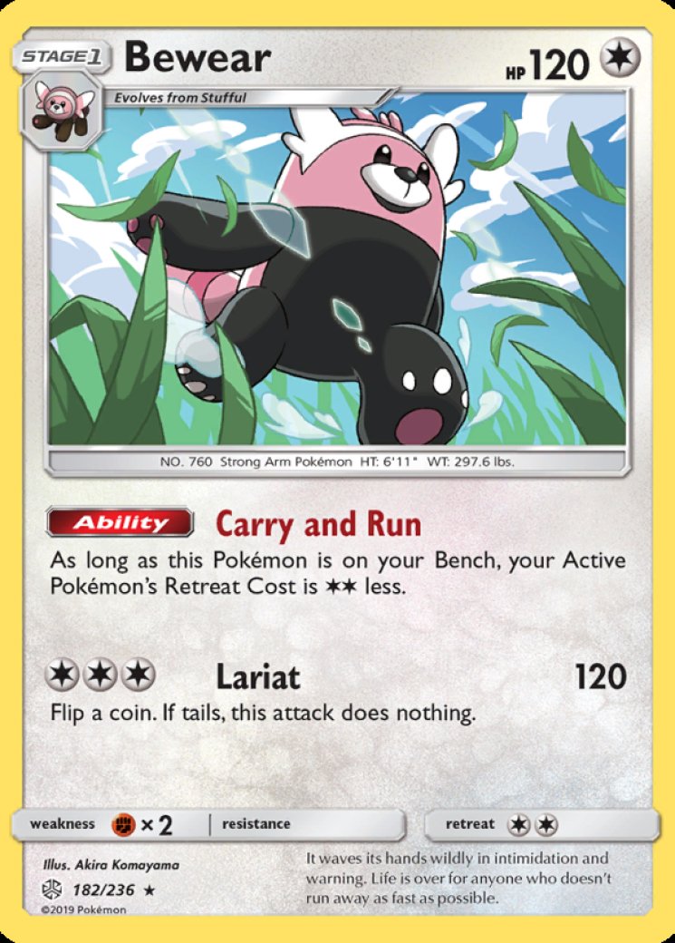 beware pokemon card Game/Promotional Cards]Bewear 087/SM-P P Foil | Buy from TCG Republic Card Number / Rarity Pokemon Trading Card Game Me01: