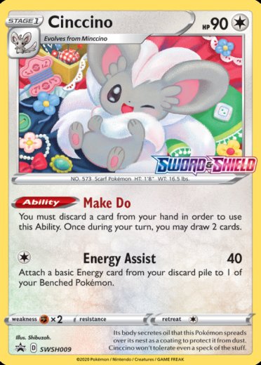 Cinccino - SWSH009 (Prerelease) [Staff]