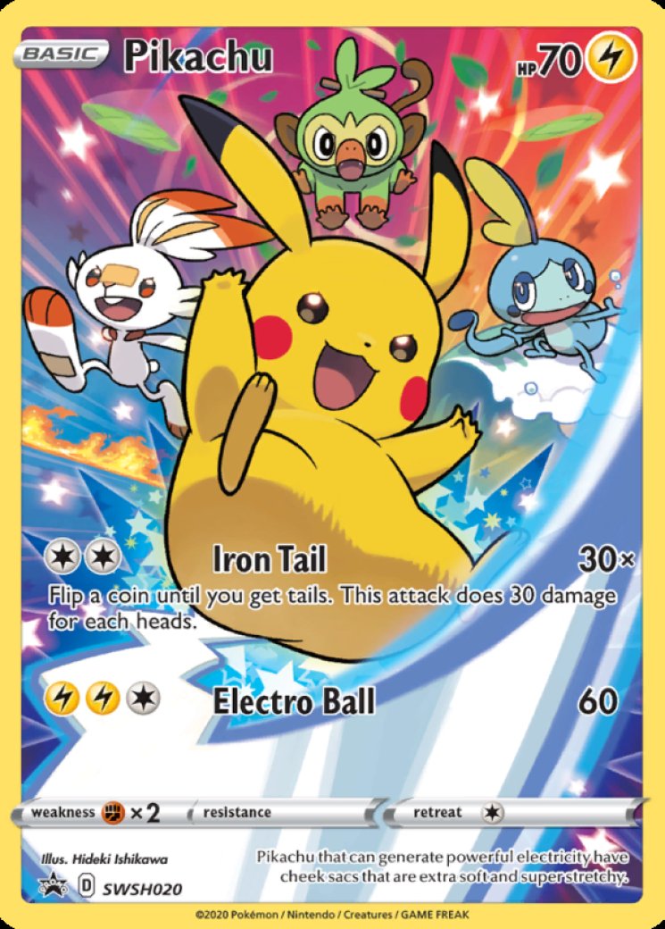 golden pikachu pokemon card CGC 8.5 Pikachu
