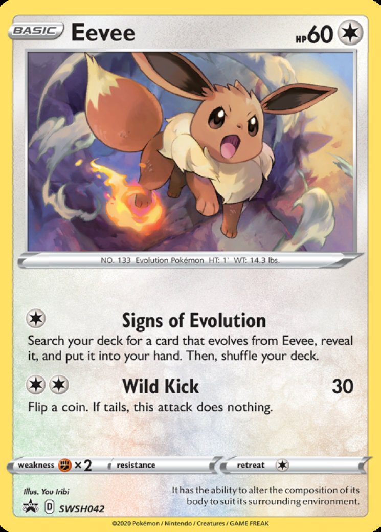 Eevee - SWSH042 SWSH42/195 Price 2026 | Sword & Shield Promo Cards