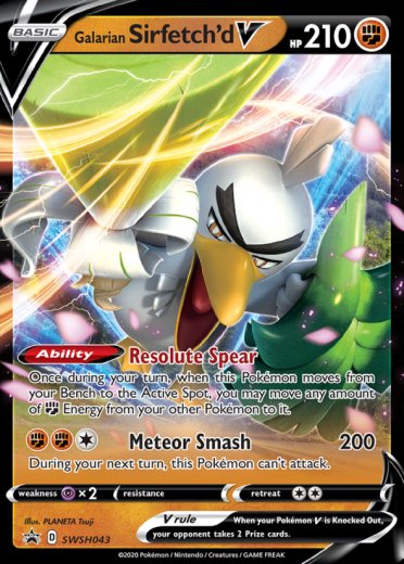 Galarian Sirfetch'd V - SWSH043
