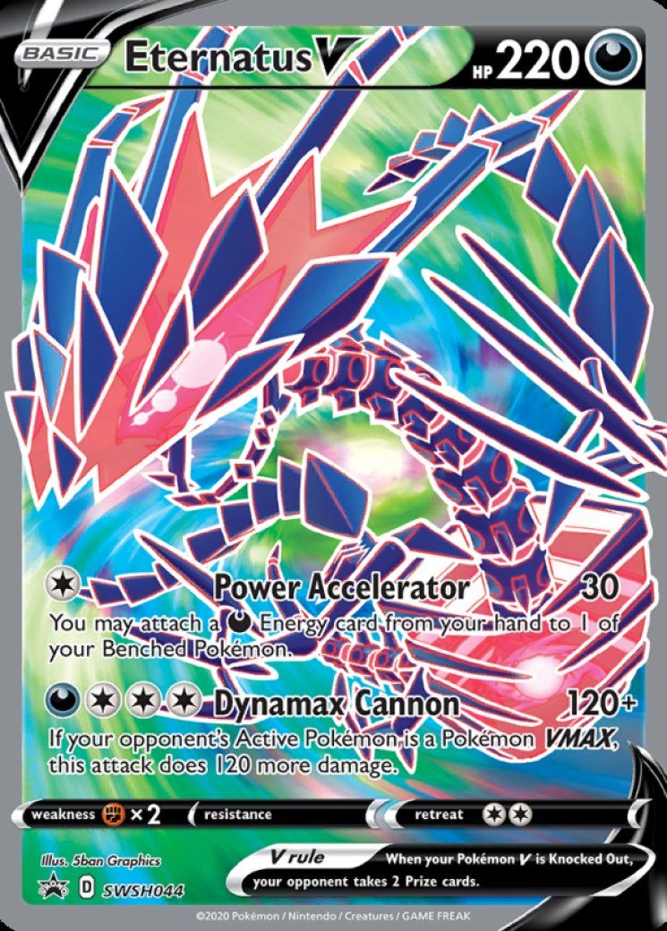 eternatus pokemon card value - Vmax 192/189 - Darkness Ablaze - Hyper Rainbow Rare - Full Art Holo Colorless Retreat Cost Eternatus Cards | Dex -