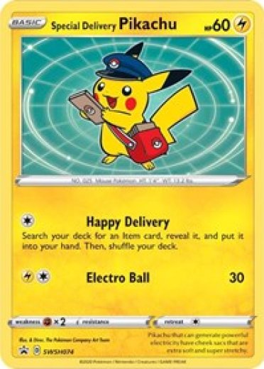 Special Delivery Pikachu - SWSH074