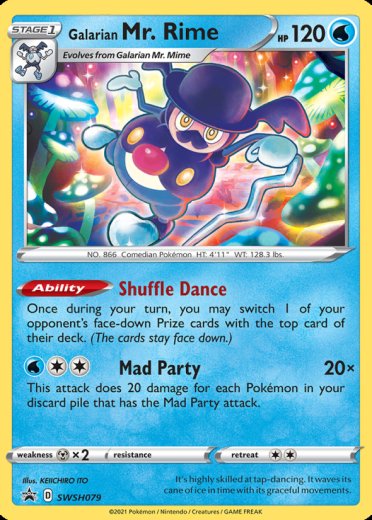 Galarian Mr. Rime - SWSH079