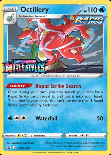 Octillery - SWSH089 (Prerelease)