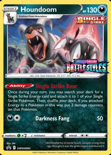 Houndoom - SWSH090 (Prerelease)