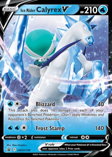 Ice Rider Calyrex V - SWSH130