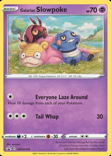 Galarian Slowpoke - SWSH126
