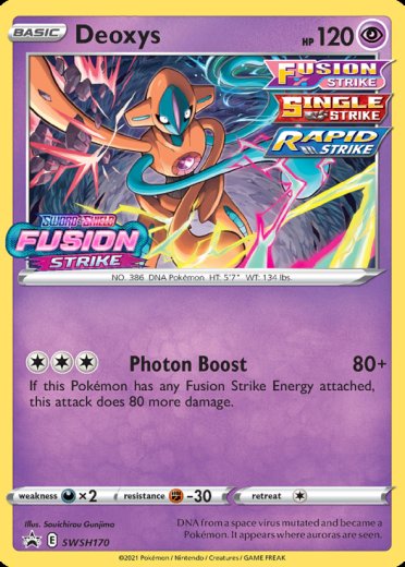Deoxys - SWSH170 (Prerelease)