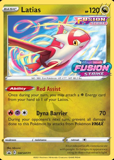 Latias - SWSH171 (Prerelease)