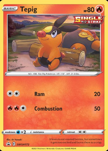 Tepig - SWSH172