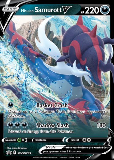 Hisuian Samurott V - SWSH239