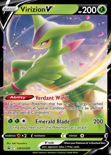Virizion V - SWSH295