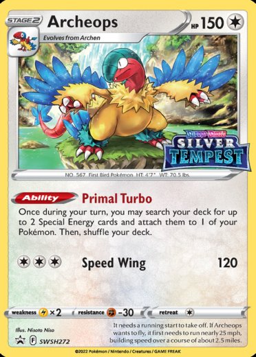 Archeops - SWSH272 (Prerelease) [STAFF]