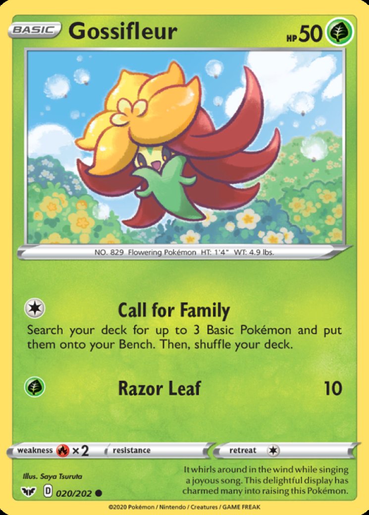 gossifleur pokemon card holographic TCG Rare Shining Fates Shiny Vault Holo SV010/ – Pfaltzcraftsmore Grass Rarity Gossifleur (Evolving Skies 15) -