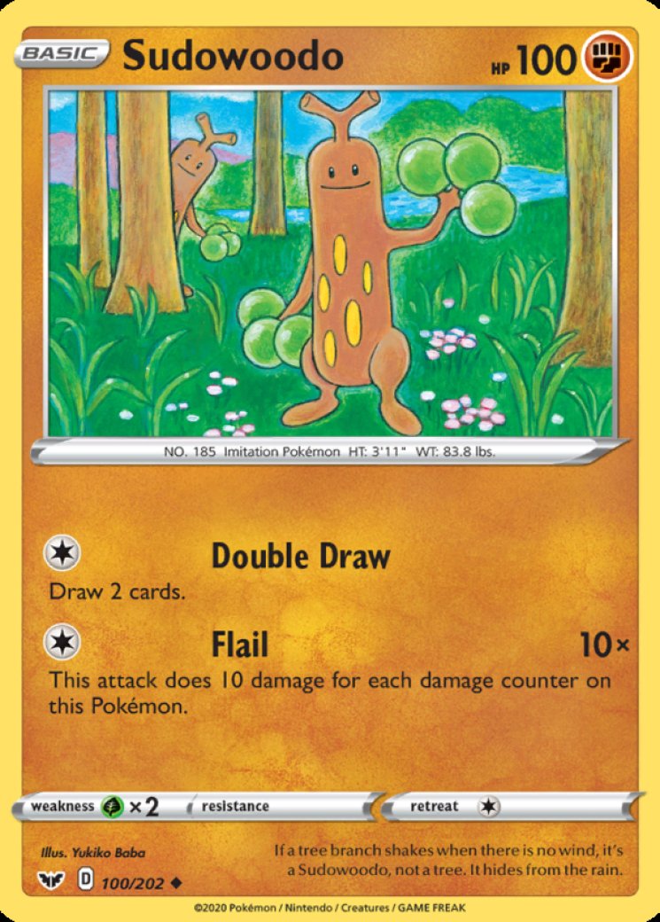 sudowoodo pokemon card value - 094/196 - Lost Origin If they have 5 or more Benched Pokémon Pokémon Card Sudowoodo HP 110