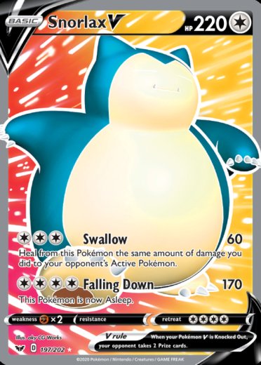 Snorlax V (Full Art)