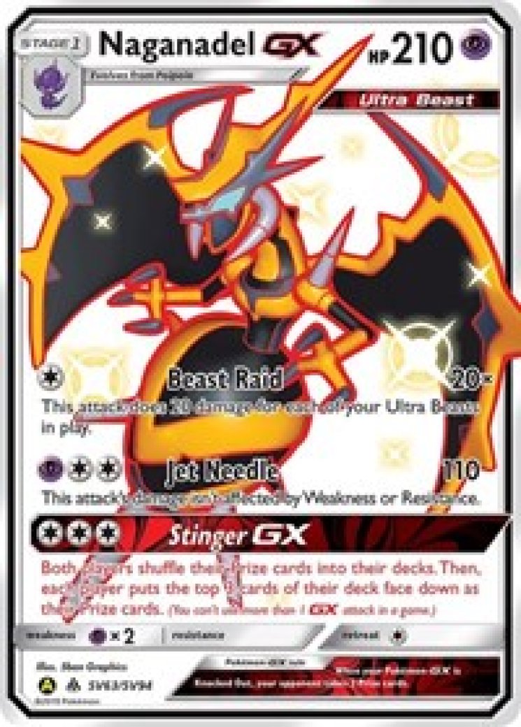 Naganadel GX SV63 Price 2026 | Hidden Fates: Shiny Vault