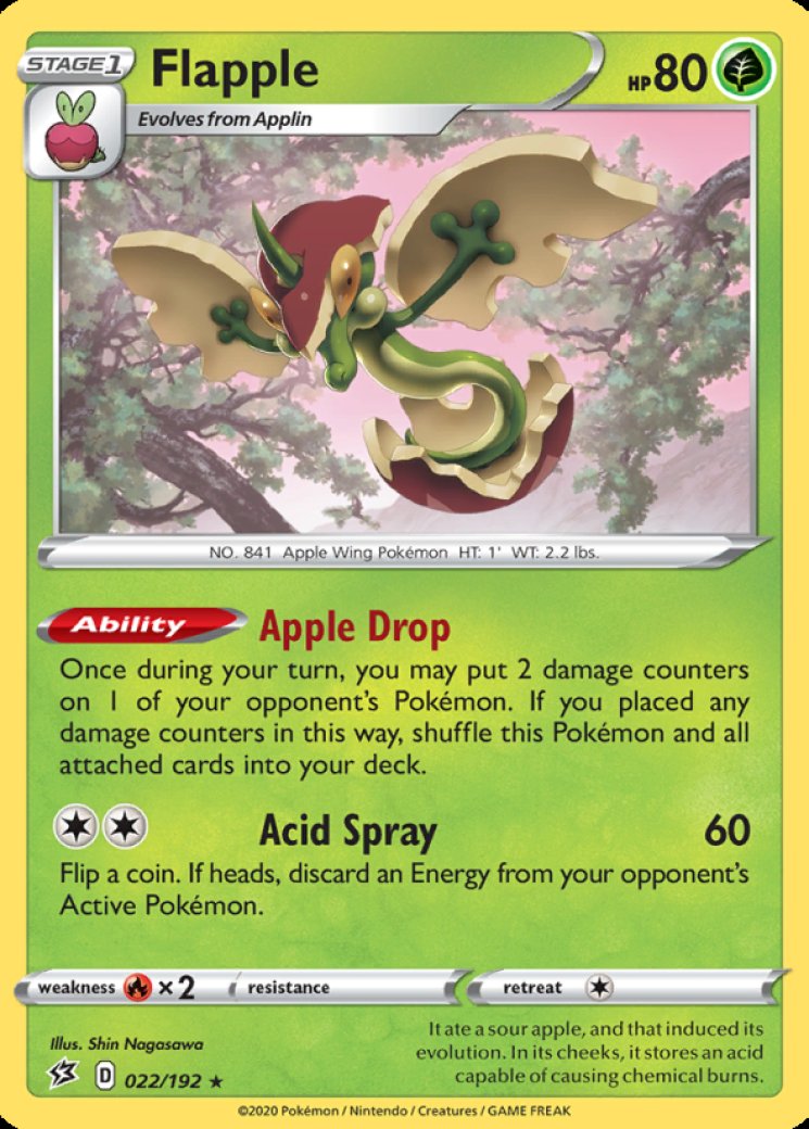 flapple v pokemon card price Pokémon TCG: Flapple AR 074/064 sv7a Paradise Dragona