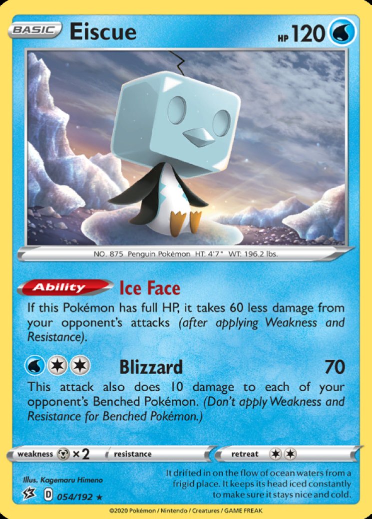 Eiscue V - Rebel Clash - Pokemon Card Prices & Trends