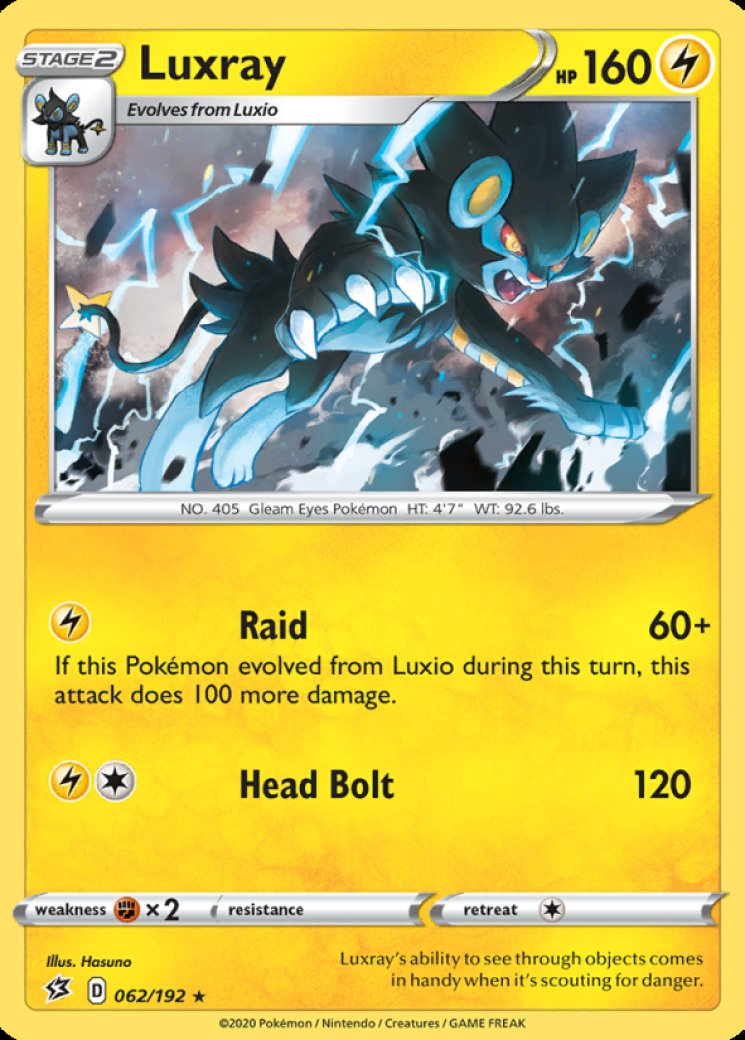 luxray v pokemon card value - 168/189 - Full Art Ultra Rare - Sword & Shield 050/189 / Ultra Rare Card Type / HP / Stage Luxray V (Full Art) 168/189