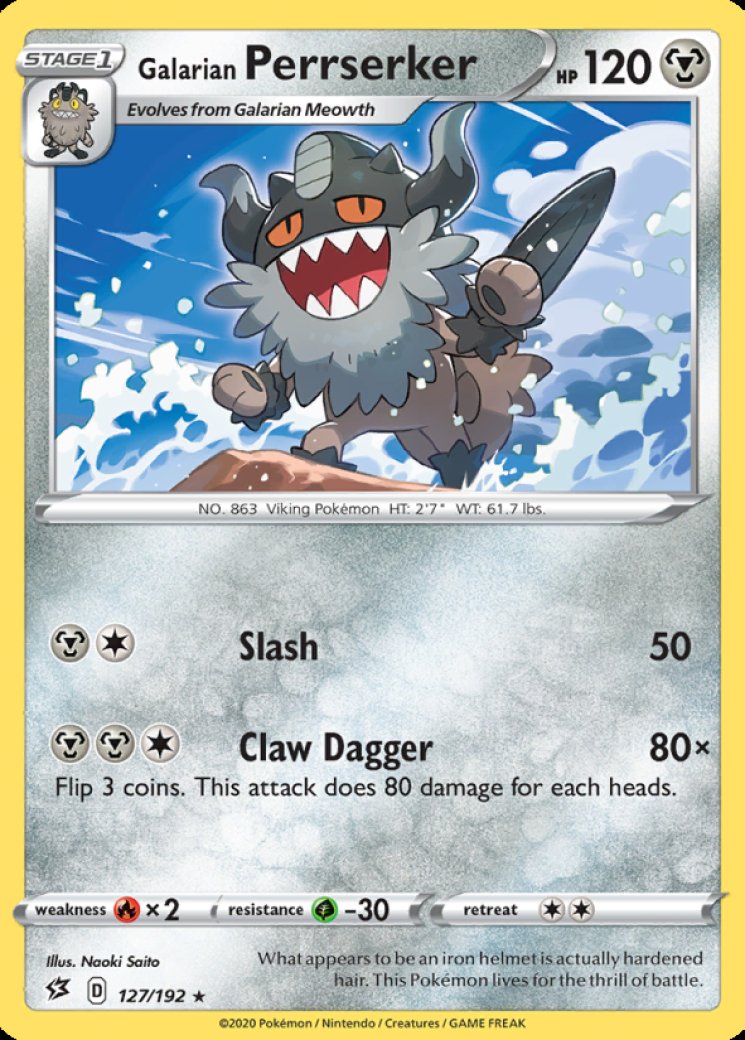 perrserker pokemon card value Galarian Perrserker | Dex