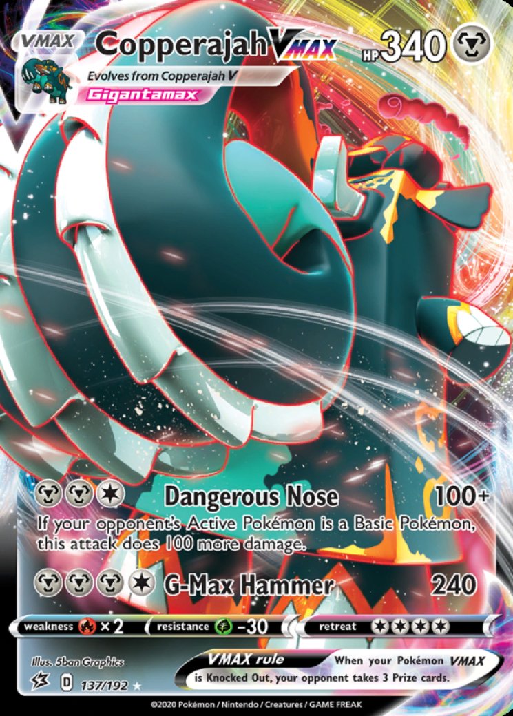 Copperajah VMAX 137/192 Price 2026 | Rebel Clash