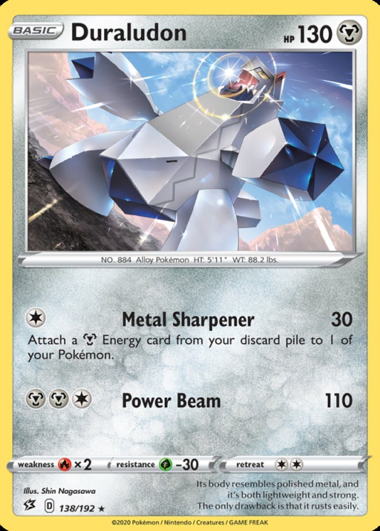 duraludon vmax pokemon card value Duraludon VMax - 104/159 Full Art Ultra Rare