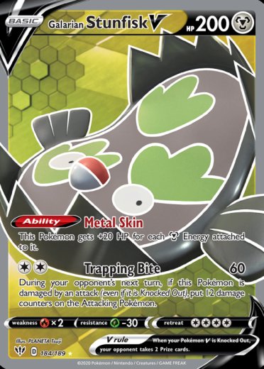 Galarian Stunfisk V (Full Art)