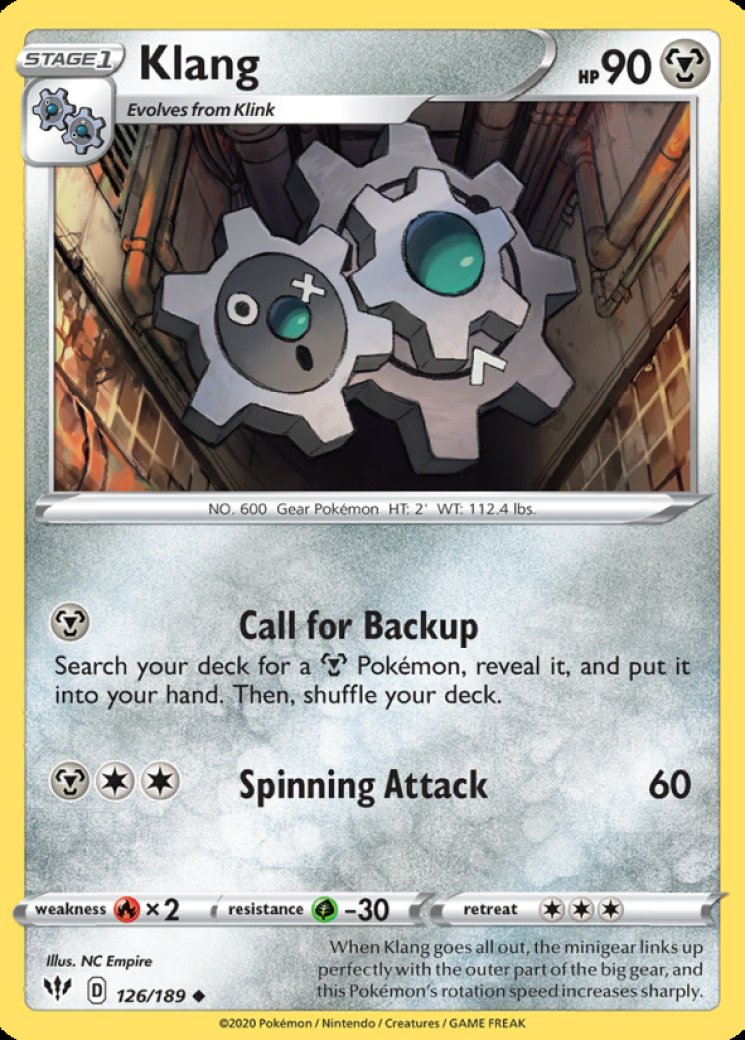 klinklang pokemon card value Klinklang 73/114 Steam Siege Reverse Holo Rare Pokemon Card NM