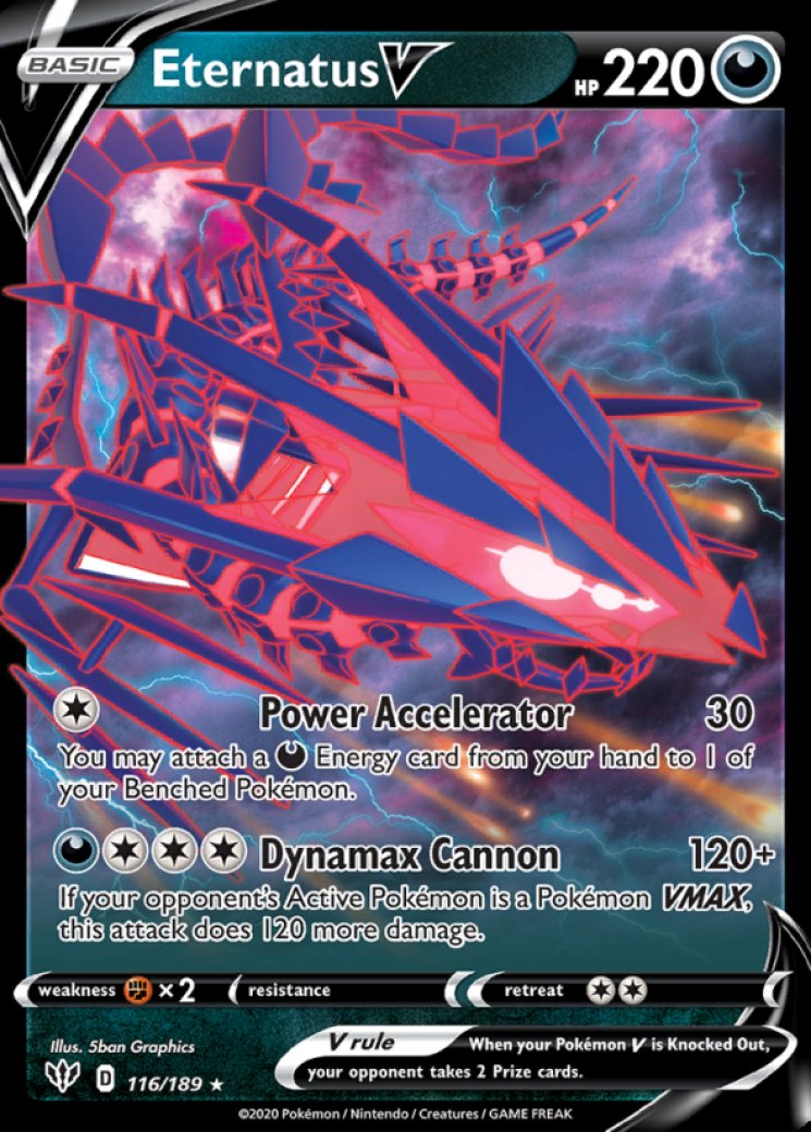 Eternatus VMAX - Darkness Ablaze - Pokemon Card Prices & Trends