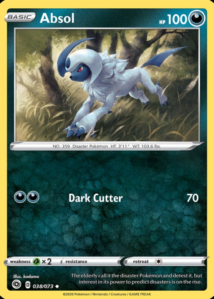 absol pokemon cards Card Absol s12a 191/172 Japanese Ver (AR)  K-TCG holofoil pattern or surface detail) Absol 38/73 Price 2026 |