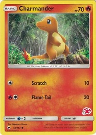 Charmander - 18/147 (#1 Charizard Stamped)