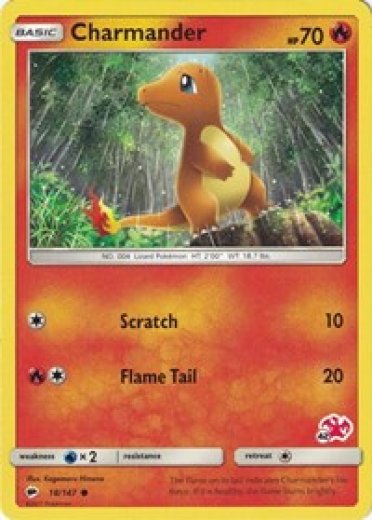 Charmander - 18/147 (#42 Charizard Stamped)