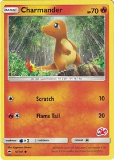 Charmander - 18/147 (#56 Charizard Stamped)
