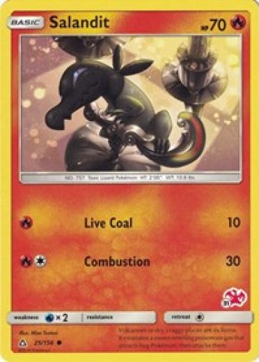 Salandit - 25/156 (#31 Charizard Stamped)