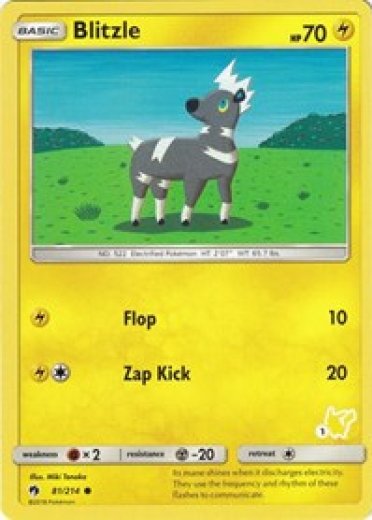 Blitzle - 81/214 (#1 Pikachu Stamped)