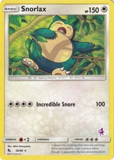 Snorlax - 50/68 (Mewtwo Stamped)