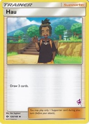 Hau - 120/149 (Mewtwo Stamped)