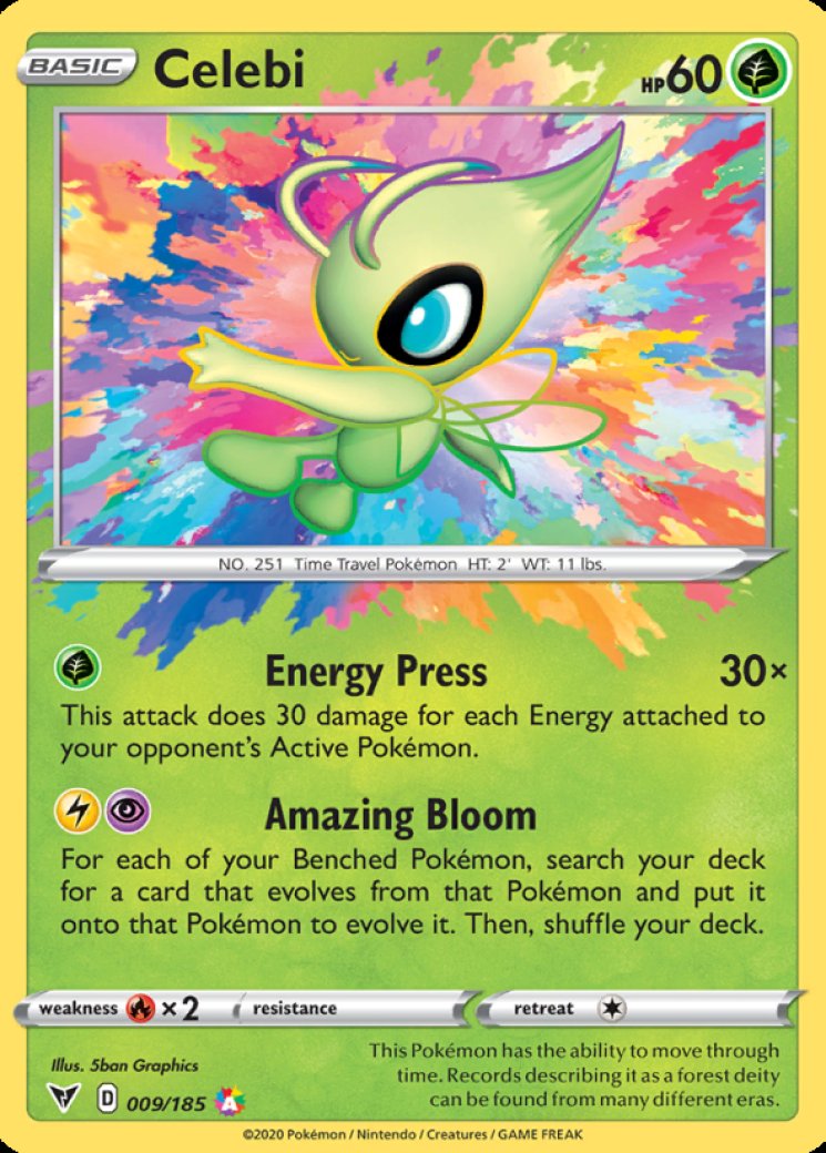 celebi v pokemon card price Pokmon TCG Celebi V Fusion Strike 245/264 Holo Full Art