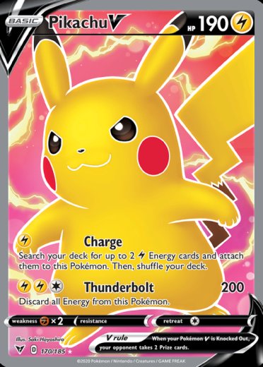 Pikachu V (Full Art)