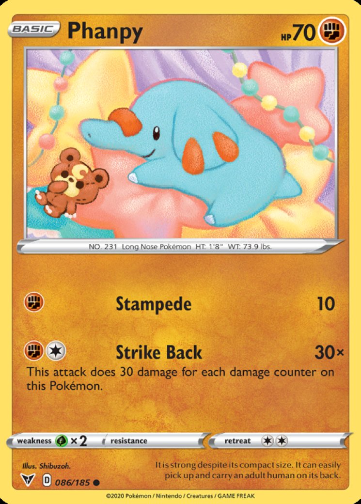 Phanpy 86/185 Price 2026 | Vivid Voltage