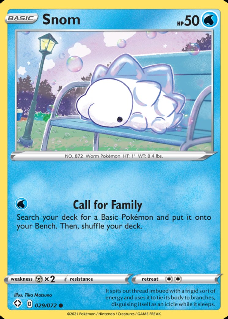 Carta Individual Pokémon SNOM 084/264 – De La Expansión FUSION STRIKE