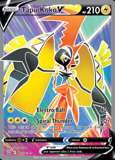 Tapu Koko V (Full Art)
