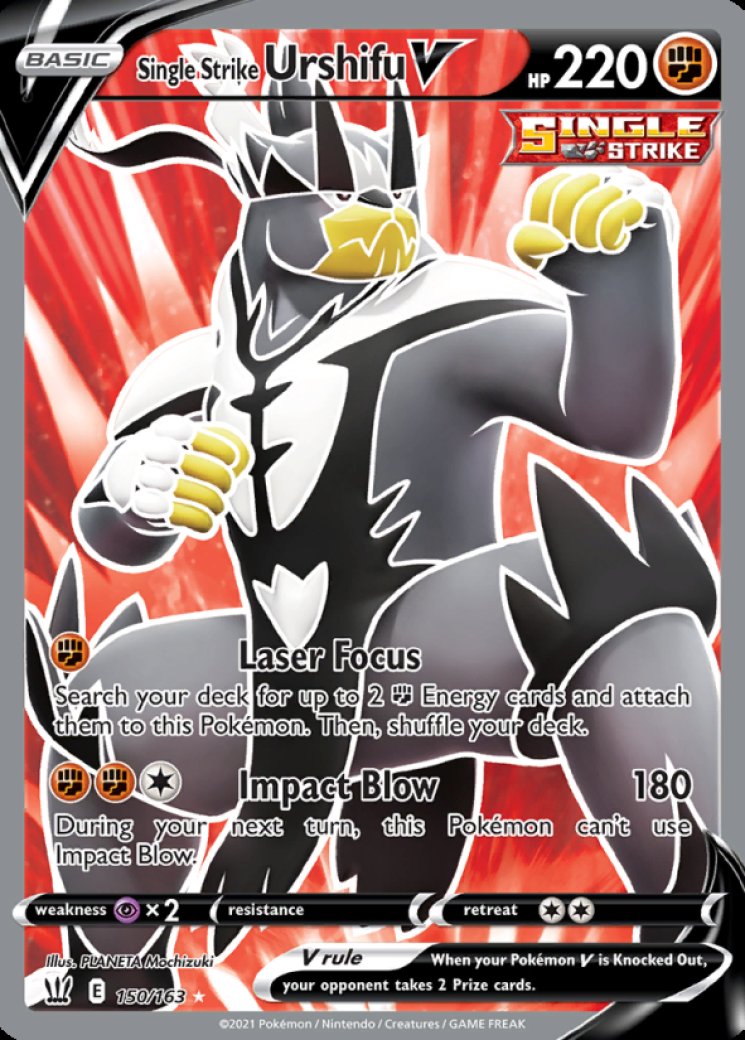 Single Strike Urshifu V (Full Art) 150/163 Price 2026 | Battle Styles