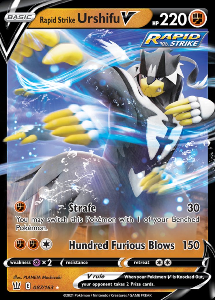 urshifu pokemon card Prices & Value 2026 The item may be similar but not exactly the same as the image (e.g pokemon SWSH05: Battle Styles Rapid