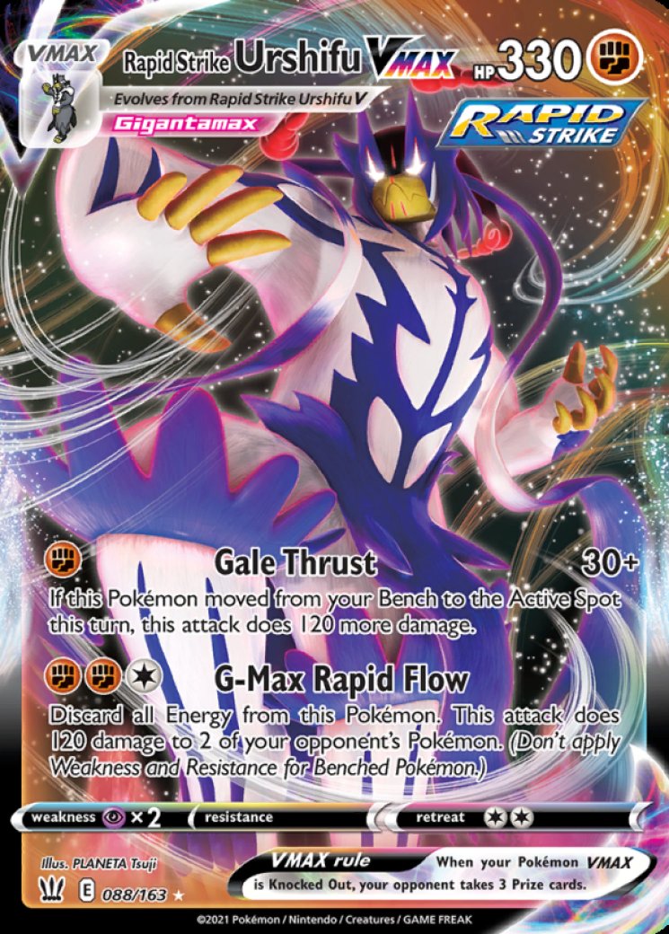 pokemon card value single strike urshifu vmax TCG this SGC 10 card is the perfect way to showcase your collection. [Pokemon Card Game/[S5I] Single Strike