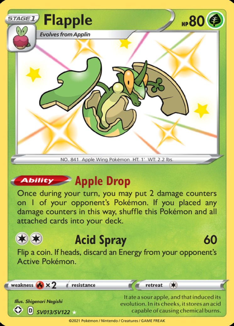 flapple v pokemon card price Flapple VMAX 019/163 Battle Styles Full Art Ultra Rare Pokemon Card MI