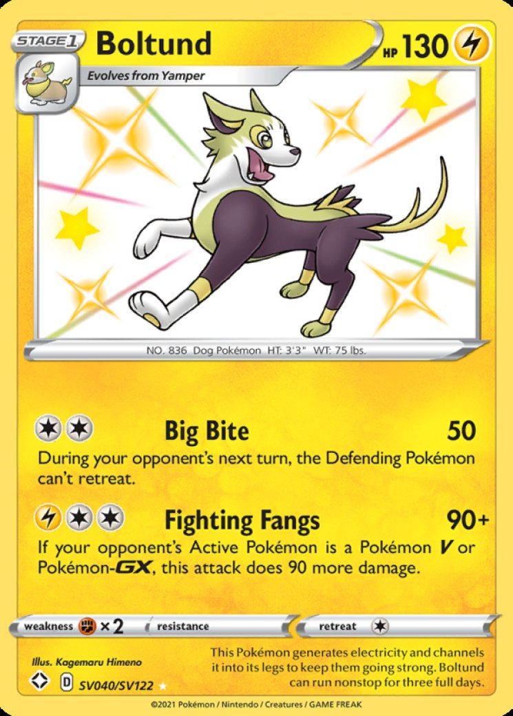 Boltund V (Full Art) - Fusion Strike - Pokemon Card Prices & Trends